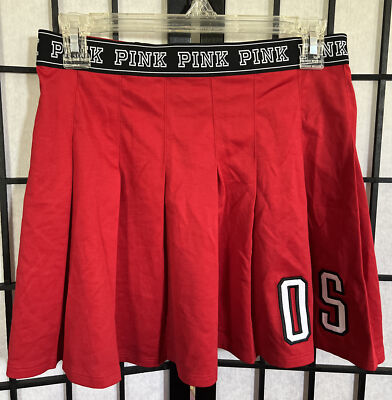 PINK Victoria's Secret OSU Women's Pleated Cheer Skirt Small