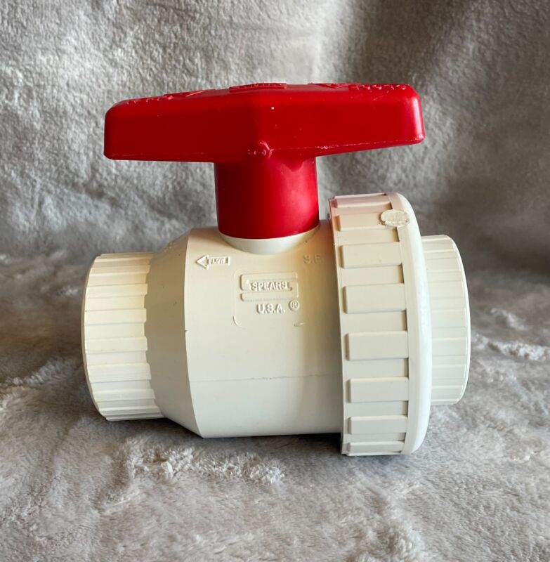 Spears Ball Valve Single Entry 1-1/2 In Union Pvc #2411-015w 235psi New Pool