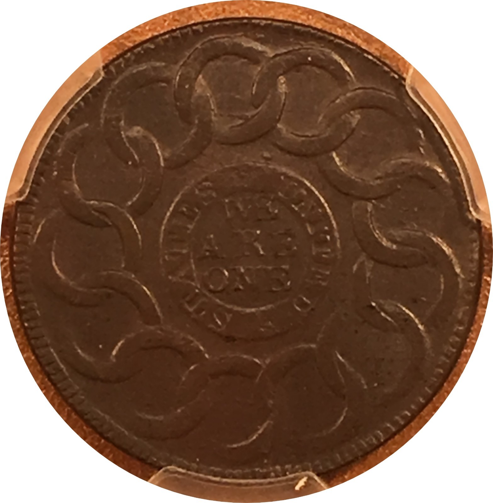 1787 Fugio ~ PCGS MS-64 BN ~ United Statres 4 Cinq ~ Full Strike ~ A+ Centering