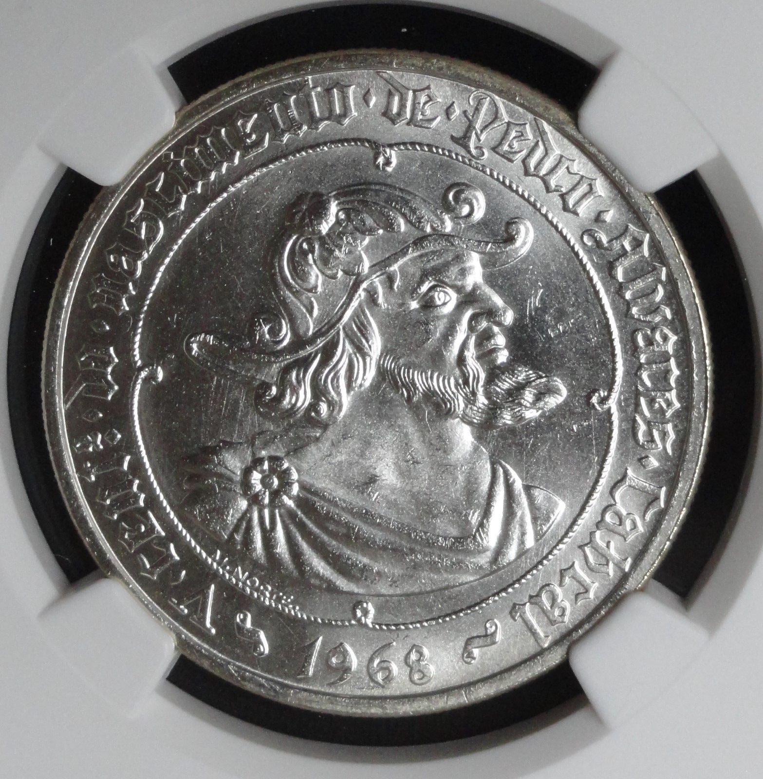 1968 PORTUGAL  50 ESCUDOS, MS 64, Pedro Alvares Cabral