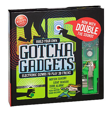 GOTCHA GADGETS - BUILD YOUR OWN ELECTRONIC GIZMOS KLUTZ SCIENCE & ACTIVITY KIT