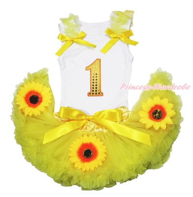 baby bling sunflower