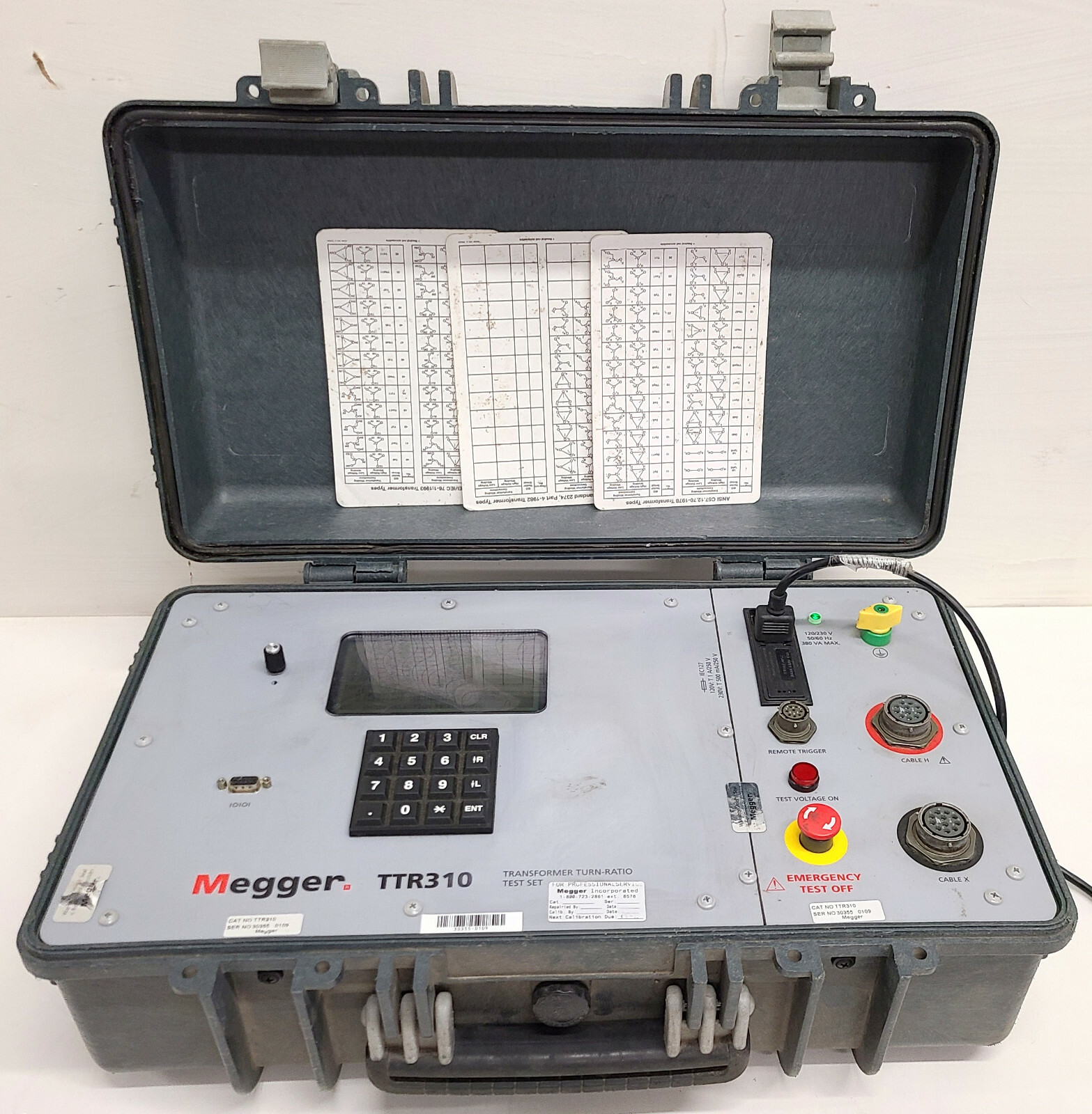 Transformer Turns Ratio Test Set Ttr Test Buy Transformer Turns Ratio