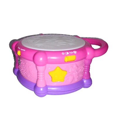 Leap Frog Learn & Groove Color Play Bilingual Learning Pink Drum Ligh Music