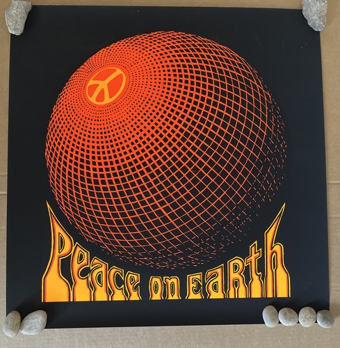 1996 vintage Psychedelic Peace フロッキーポスター 1996 vintage Psychedelic Peace フロッキーポスター 1996