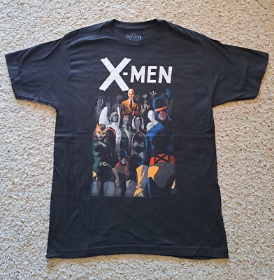 X-Men NEW Comics Team Pose Vintage Costumes T-shirt Size Large. 