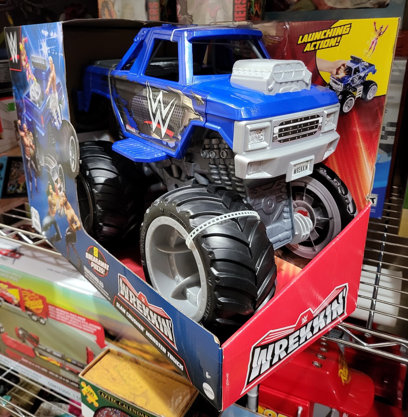 Mattel WWE Wrekkin Slam Crusher Monster Truck | eBay