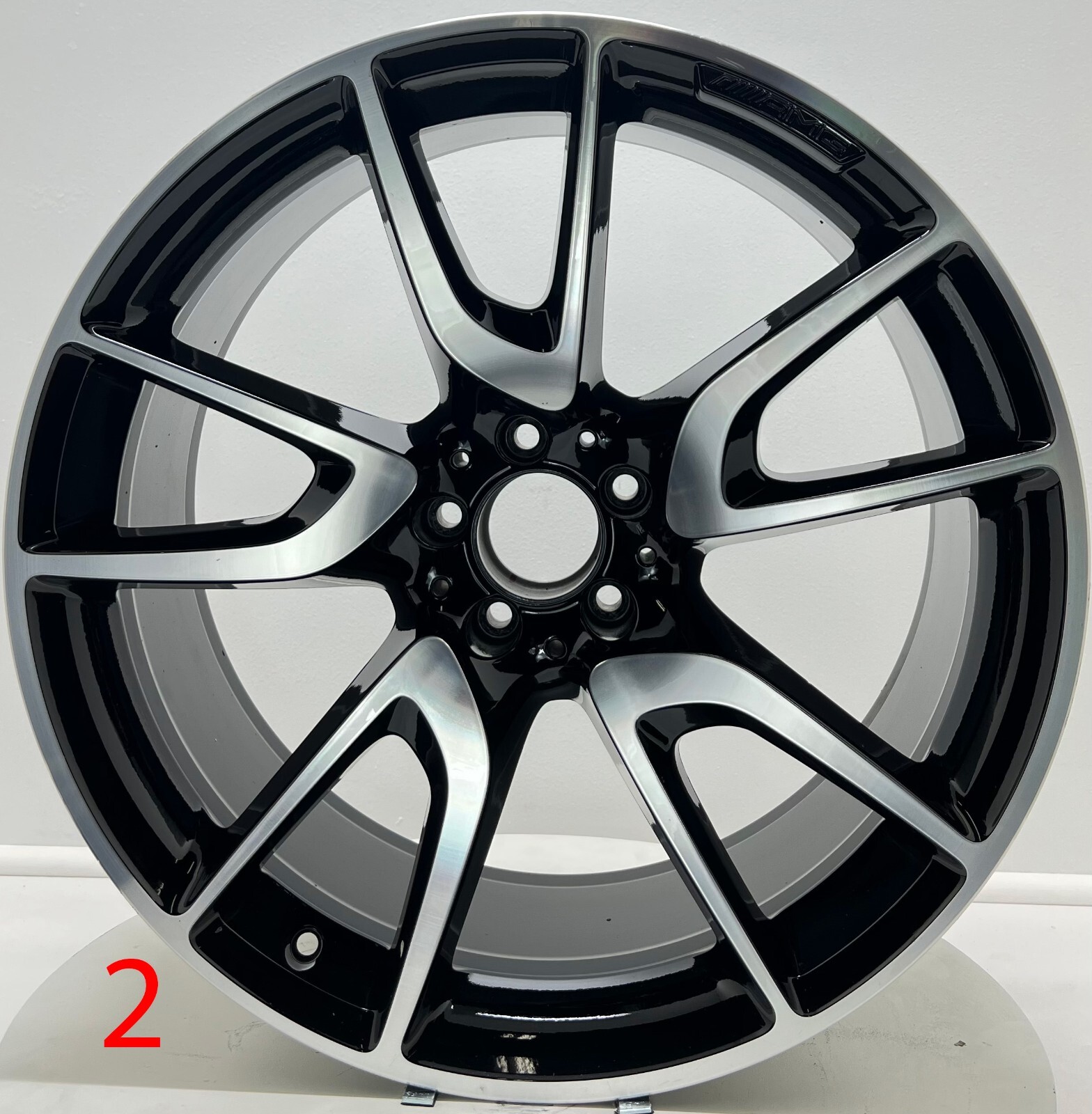 21x9.5 ET22MM 5x112 Machined Black Rim Mercedes GLC43 A2534012800 85591 85550