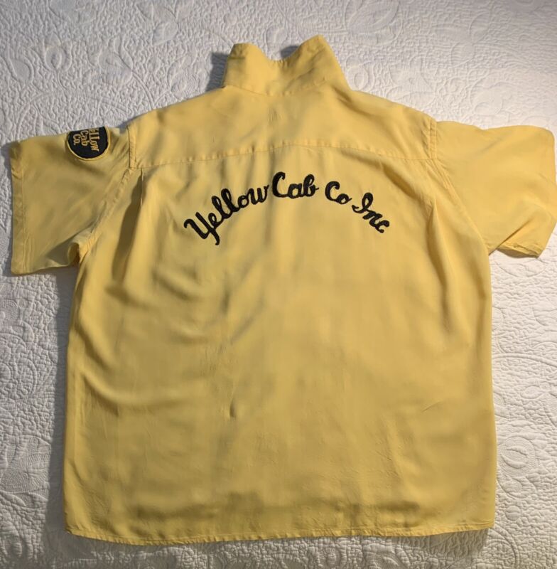 RARE AMERICANA Yellow Cab Driver 1960-70s  Uniform Work shirt