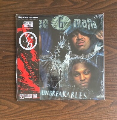 THREE 6 MAFIA UNBREAKABLES 2 LP COLOR VINYL NEW RSD 2023 COLUMBIA GET ON DOWN