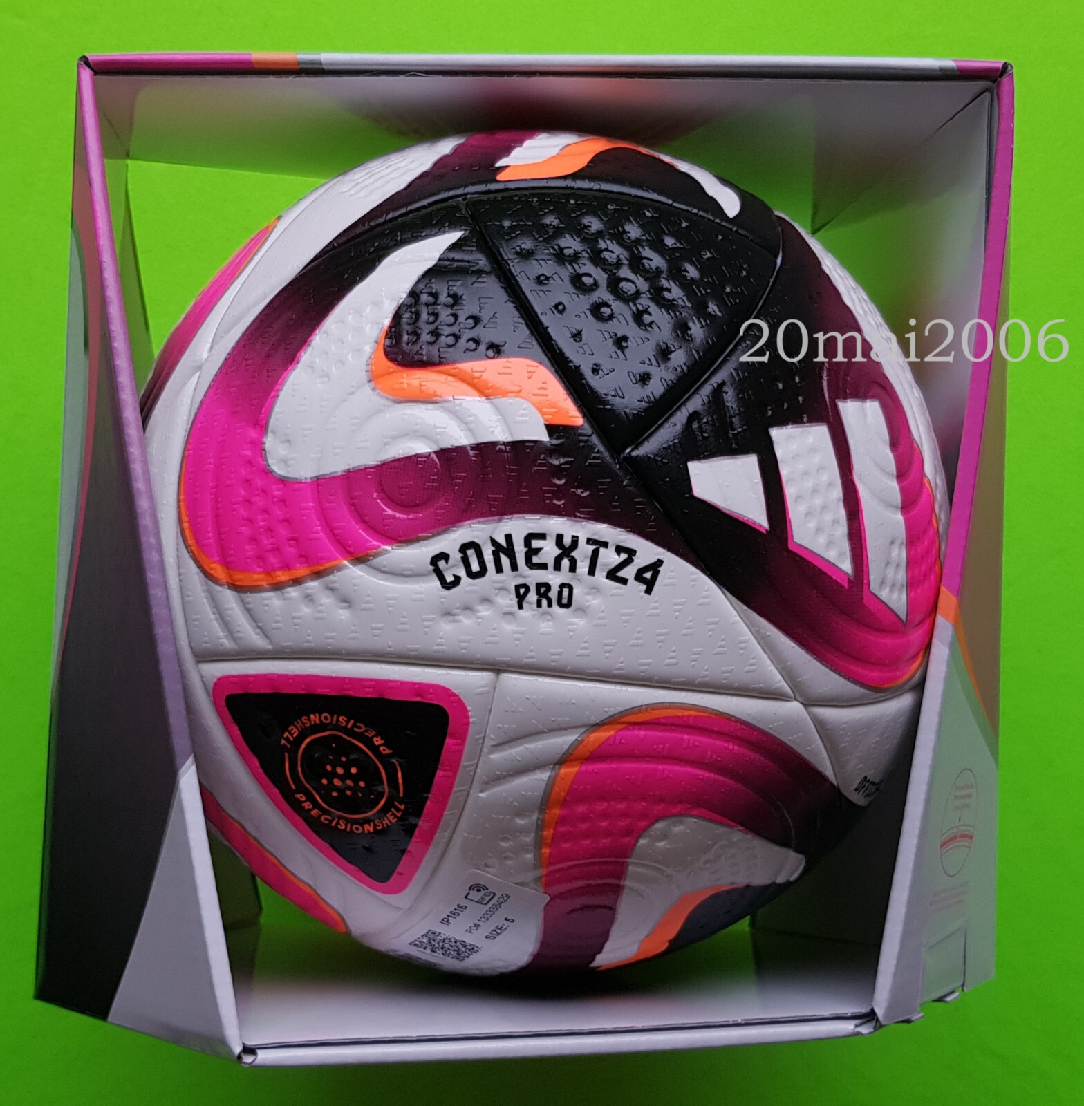NEW - ADIDAS MATCH BALL CONEXT 24 SOCCER FOOTBALL BALLON NEW - ADIDAS MATCH BALL CONEXT 24 SOCCER FOOTBALL BALLON