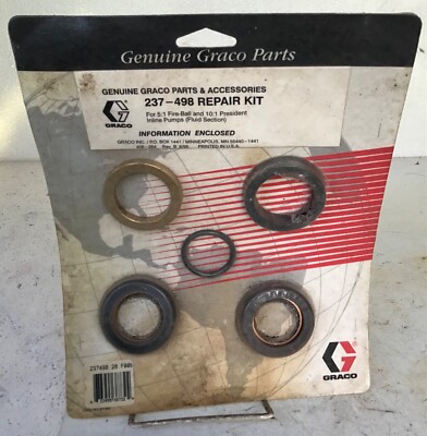 NEW in package! GRACO PAINT SPRAYER President/Fireball pumps REPAIR KIT # 237498