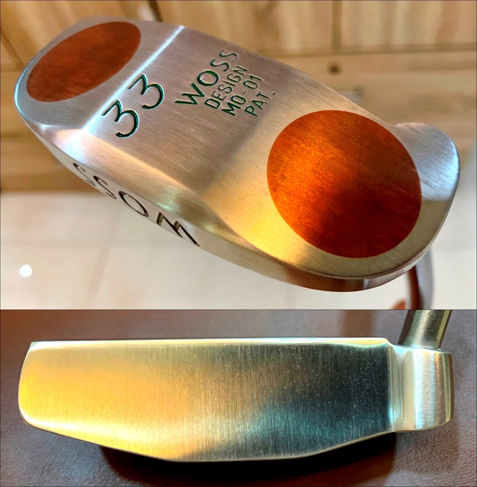Japan WOSS 33 Design MO-01 PAT. Mid-Mallet Golf Putter | eBay