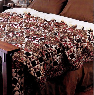 THE GOODWILL QUILT   --    PATCHWORK VINTAGE QUILT PATTERN