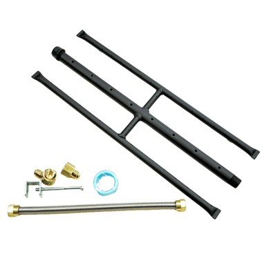 Rectangular Gas Fire Pit and Gas Fireplace H-Burner H Burner for Gas Fireplac...