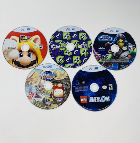 Lot Of 5 Wii U Games *Disc Only* Super Mario 3D World