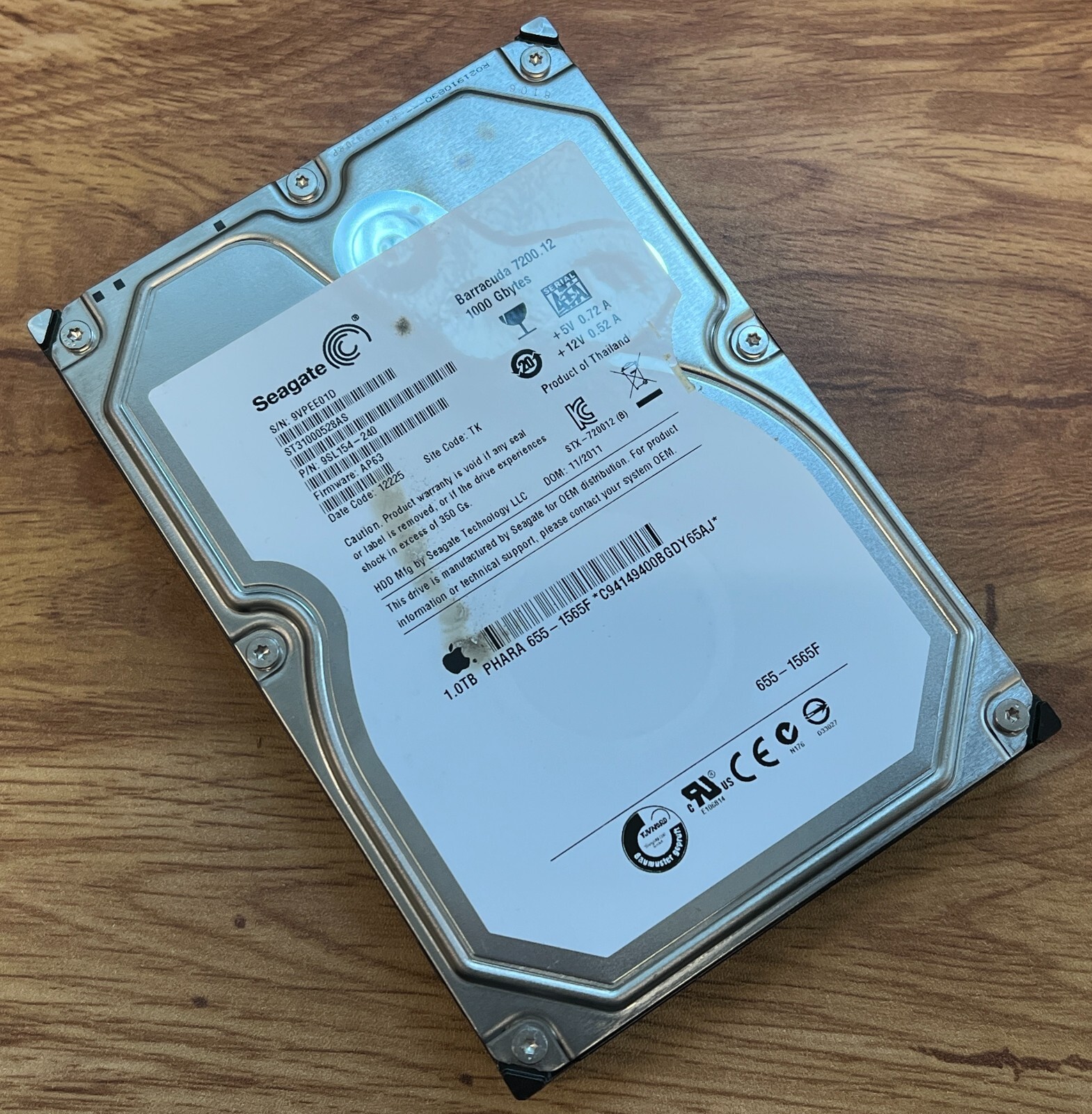 Seagate Barracuda 1TB 3.5