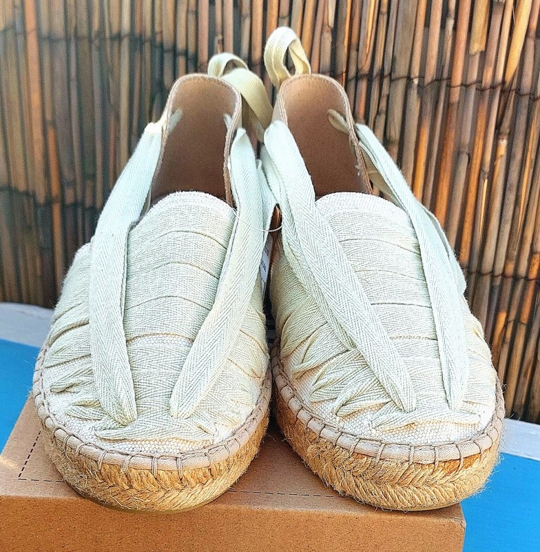 Corina , Espadrilles,  Gr. 40 , Natur,  Neu , Im Originalkarton 
