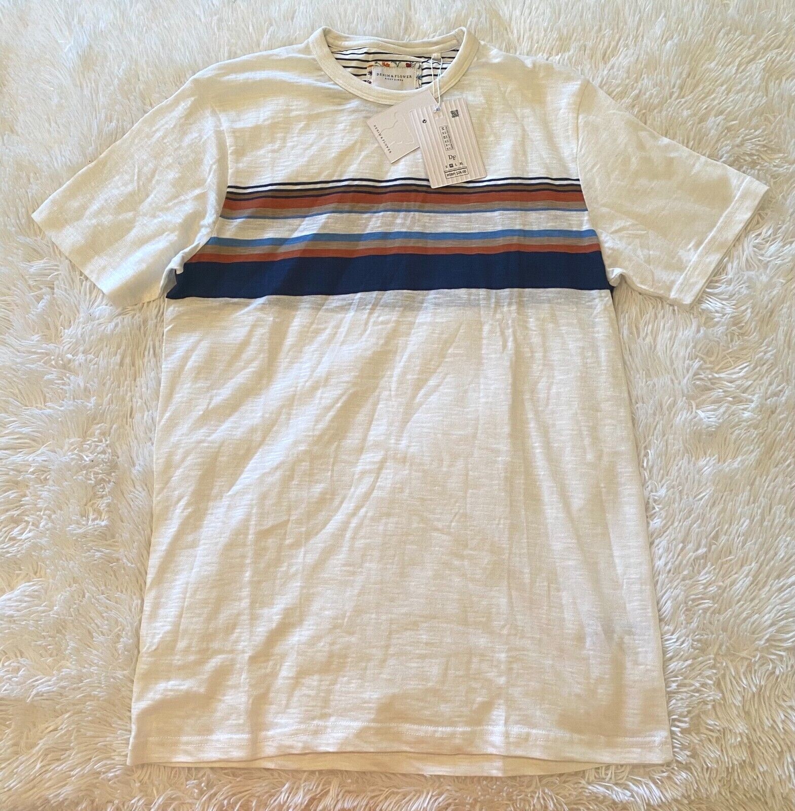 【未使用タグ付き】PHEENY stripe dump over shirts 未使用タグ付き】PHEENY stripe dump over shirts