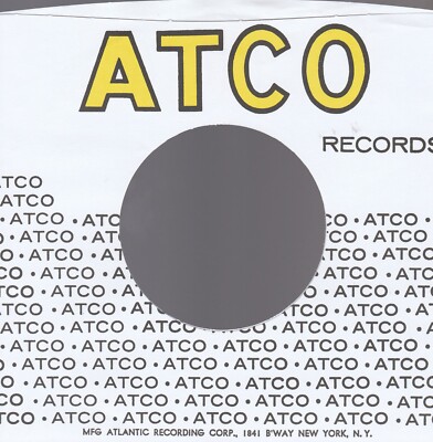 ATCO RECORDS 1960'S USA REPRO COMPANY SLEEVE BEE GEES CREAM 