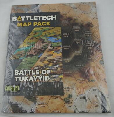 Battletech Map Pack Battle of Tukayyid Catalyst Games 35152 (Four 2-sided maps)