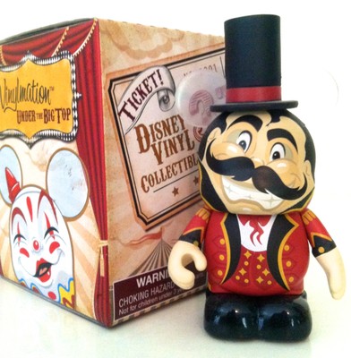 DISNEY VINYLMATION 3'' UNDER THE BIG TOP RINGMASTER CIRCUS GREATEST SHOWMAN TOY