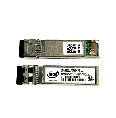 INTEL FTLX8574D3BCV-IT AFBR-709DMZ-IN3 10GB FC SFP+ 850nm SFP DELL XYD50 0XYD50