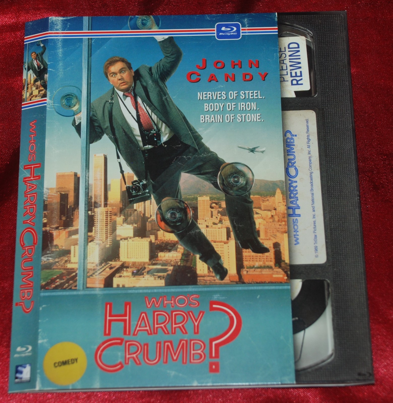 BD SLIPCOVER - FITS: Who's Harry Crumb BD Ed - SLIPCOVER ONLY no discs
