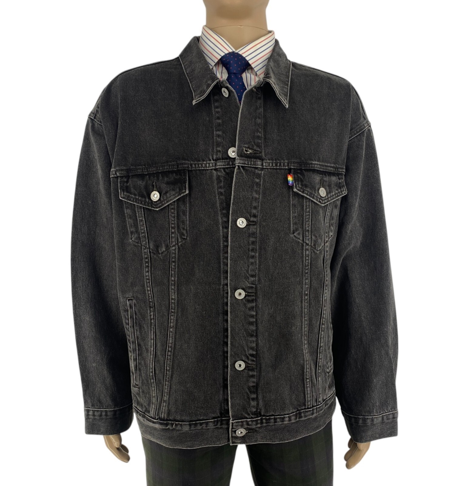 ジャケット・アウター WORKERS P-47 Mod Jacket, 10 oz Denim Vtg 80's Guess USA Made Blue Jean Work CHORE Coat 4 Pocket