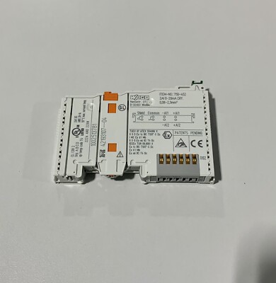 *US SELLER* WAGO 750-452 2-Channel Analog Input Module *NEW OPEN BOX*