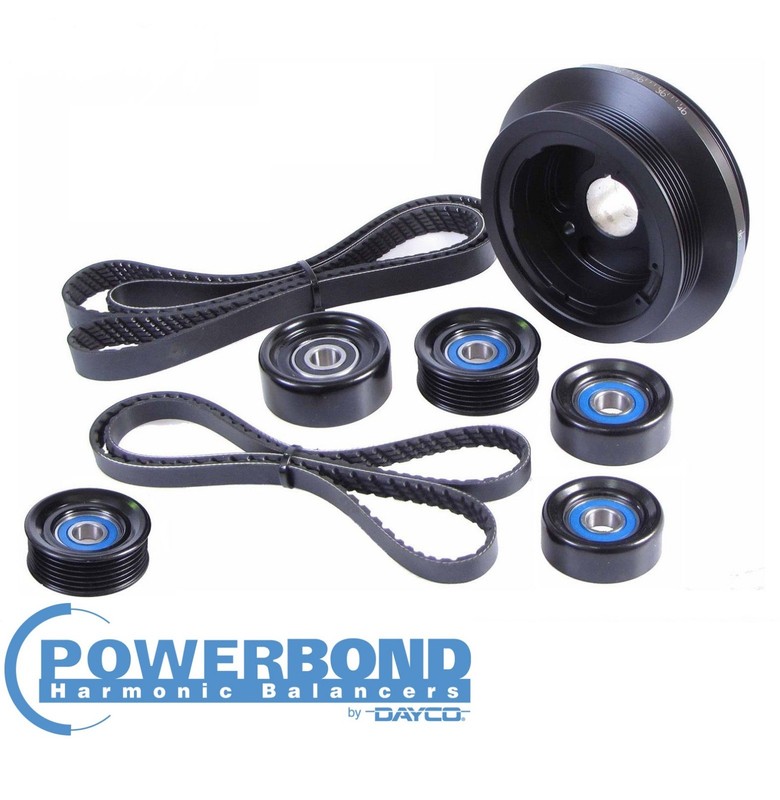 POWERBOND 25 UNDERDRIVE POWER PULLEY KIT TO SUIT HOLDEN L77 LS3 6.0L 6