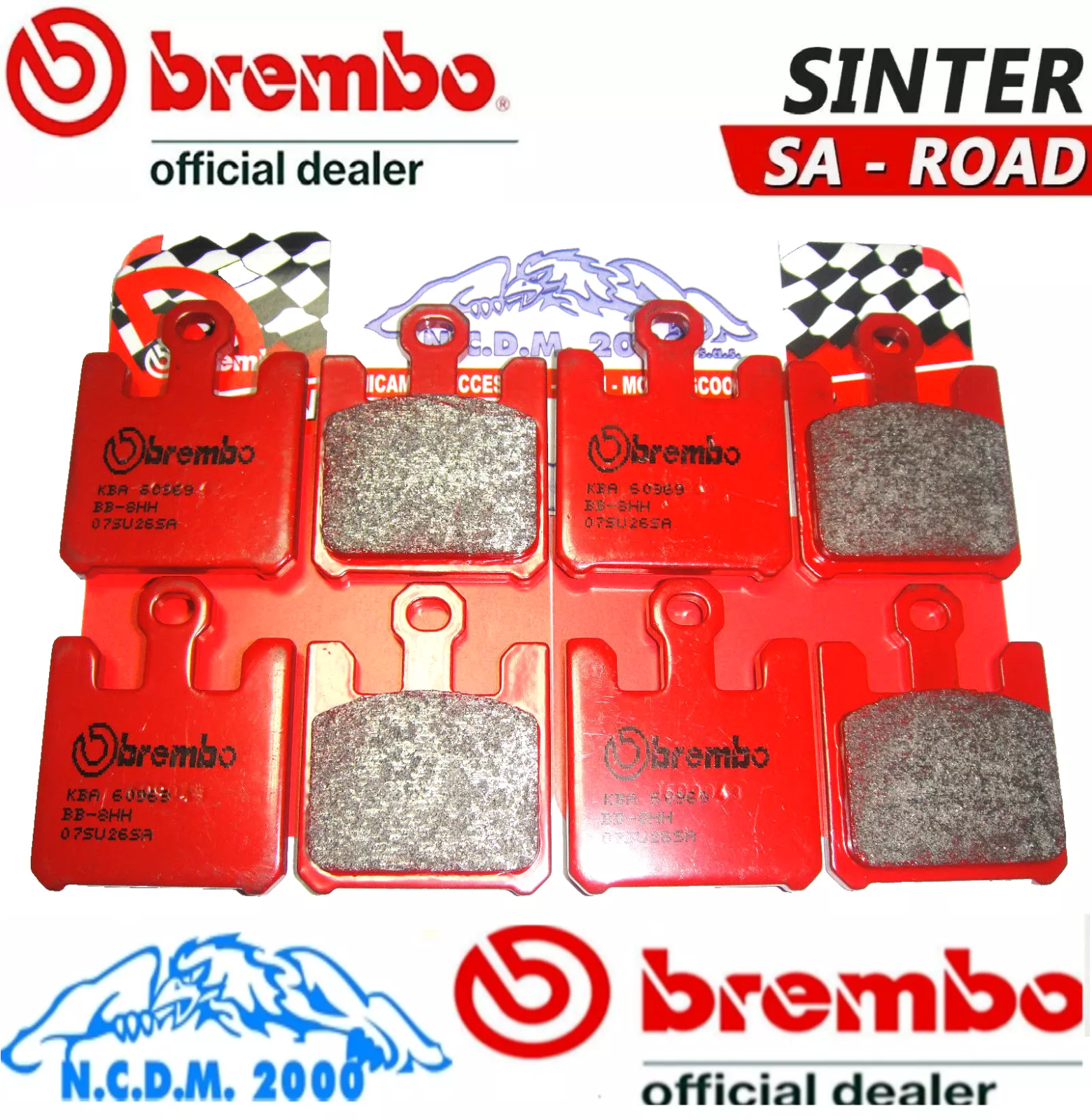 さざき  Brembo Sintered Front Brake Pads 07SU26SA Kawasaki 1000 ZX
