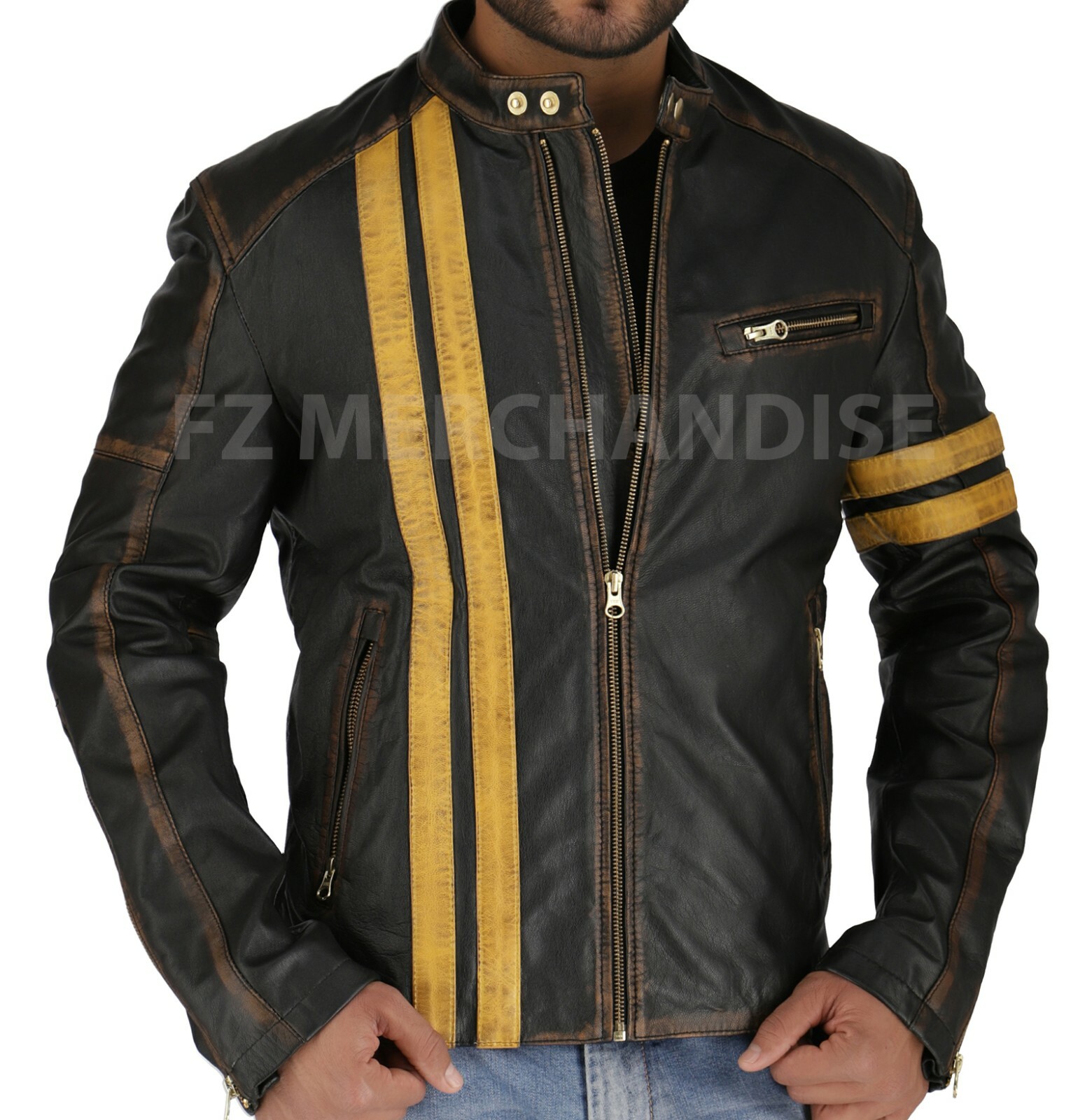 90s Vintage Leather Jacket ブラック レザージャケット s-l400.jpg