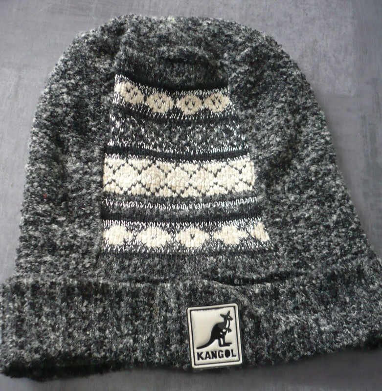 Authentique Bonnet Gris Vintage Kangol AnnÃ©Es 90