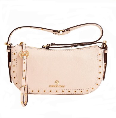 Сумка Michael Kors Сумка через плечо Camden XS Pouchette Кожаная нежно-розовая Новая