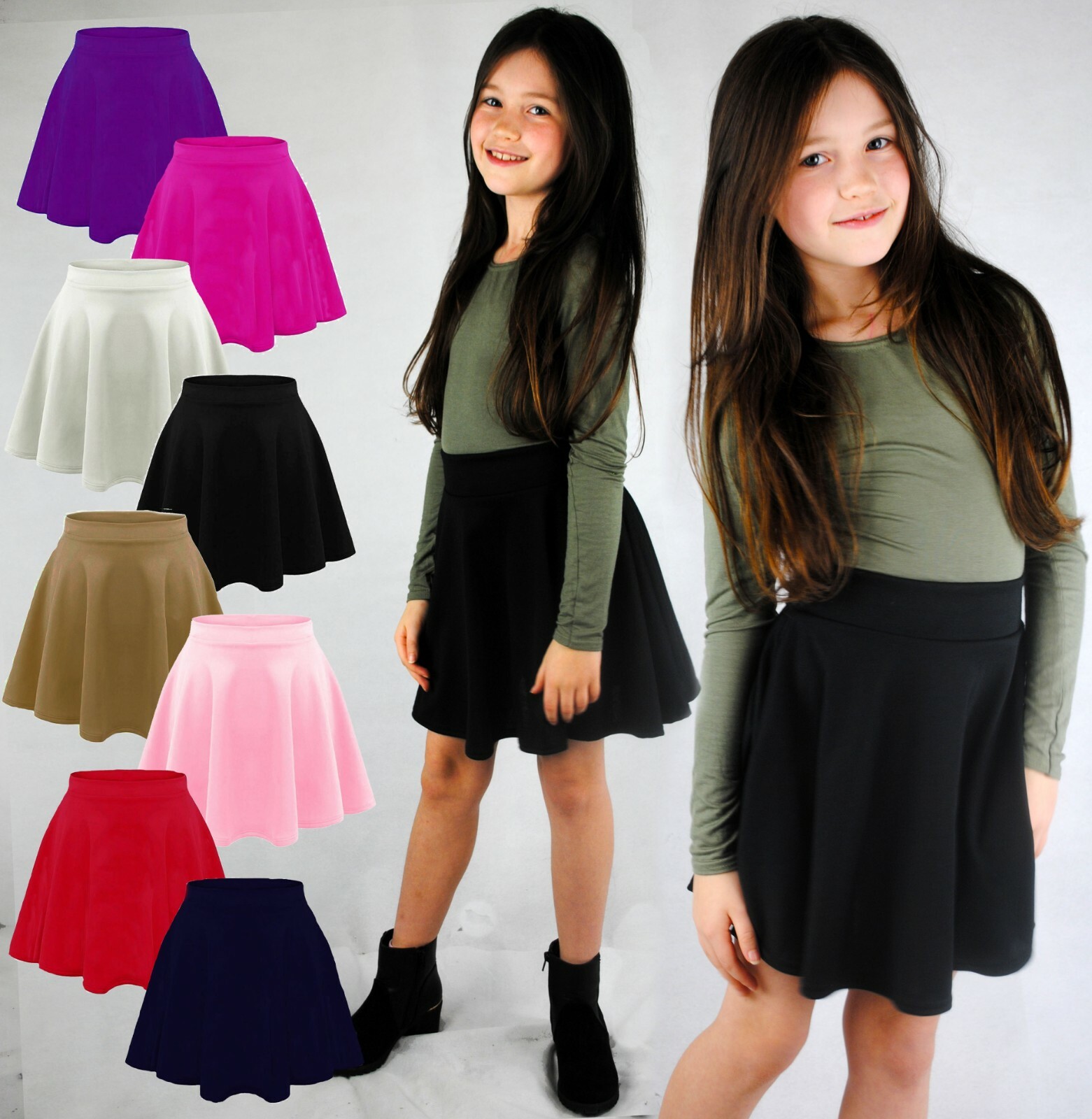 スカート andmary Murphy flare mini skirt ANDMARY】Murphy flare mini skirt