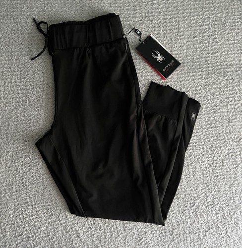 Spyder Active Jogger Pants Women's Large Black Wicking