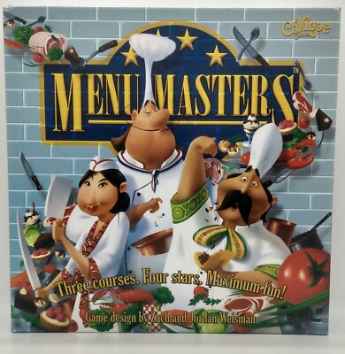 MENU MASTERS by Calliope Games - NEW