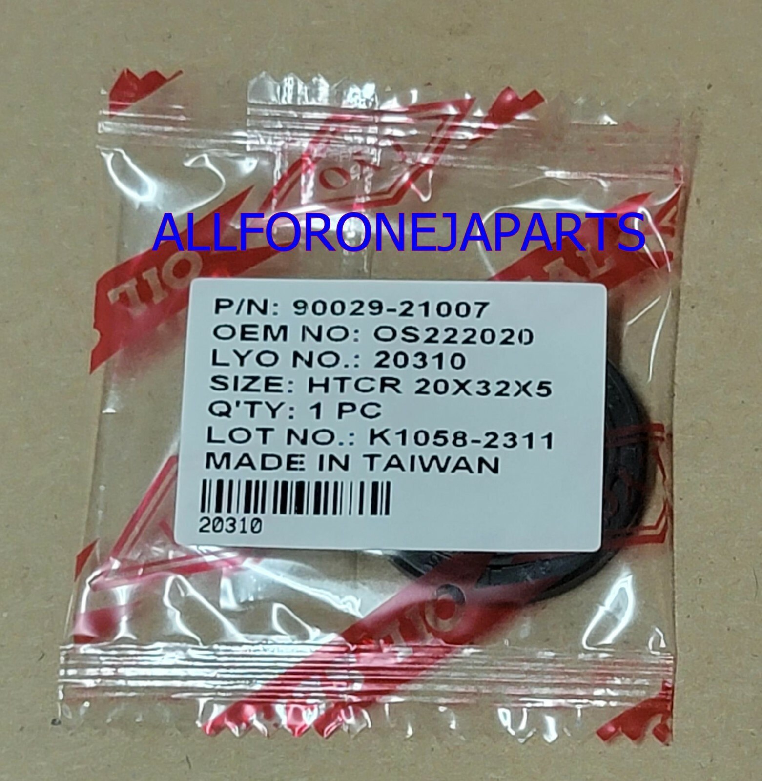 LYO Oil Seal 20X32X5 | OEM# 90029-21007 | Repl part for