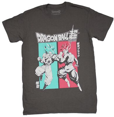 Dragon Ball Z New Adult T-Shirt - Super Goku Vs Goku Black