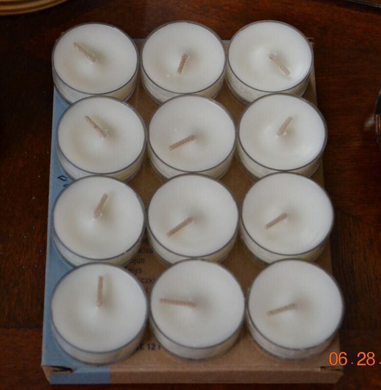 PARTYLITE 1 DOZ UNSCENTED RED TEALIGHTS brand new SUPPLY 30% DISCOUNT 