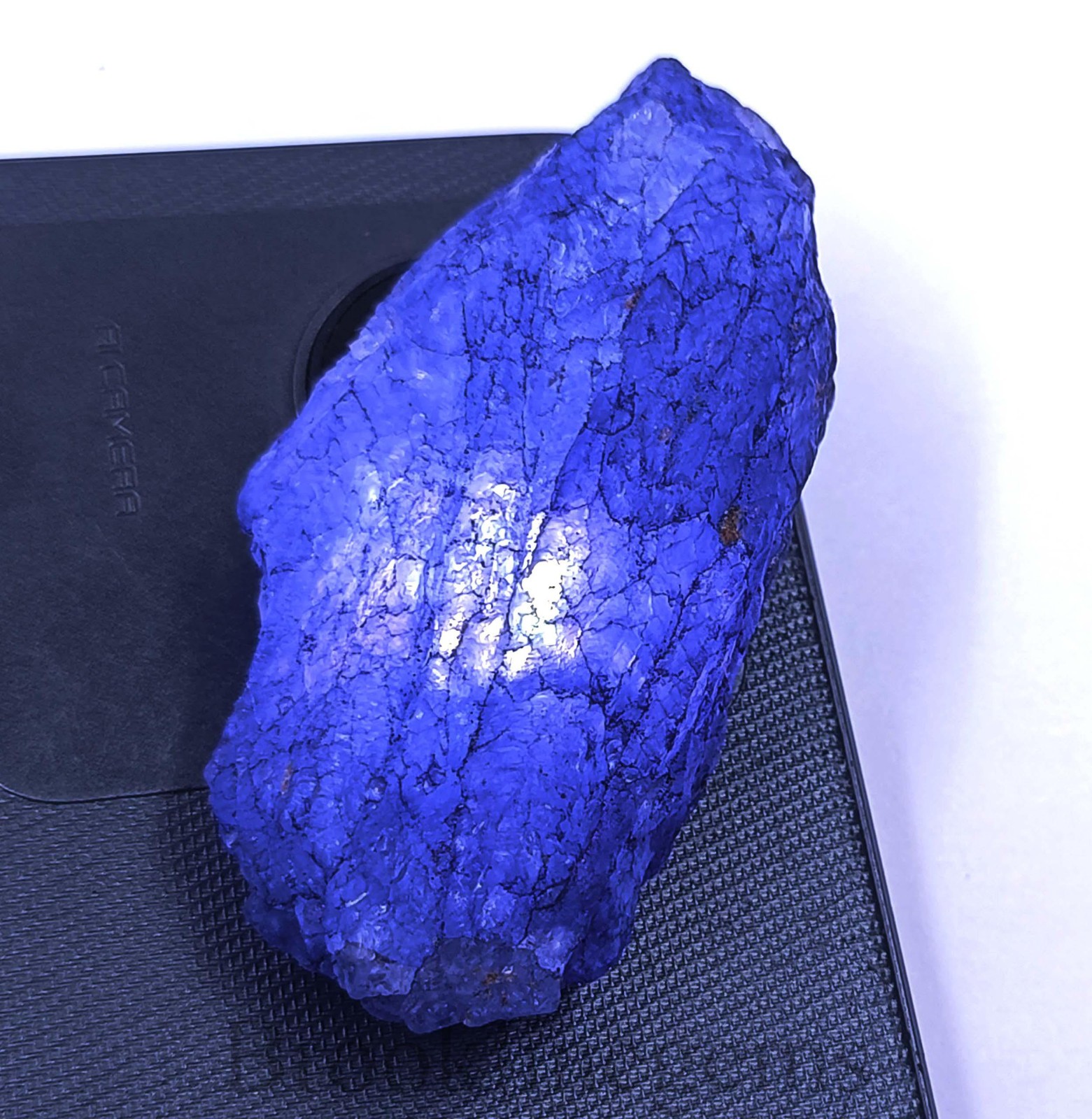 120.05 Ct EGL Certified Natural Blue Sapphire Rough Chunk Loose Gemstone 6DJC