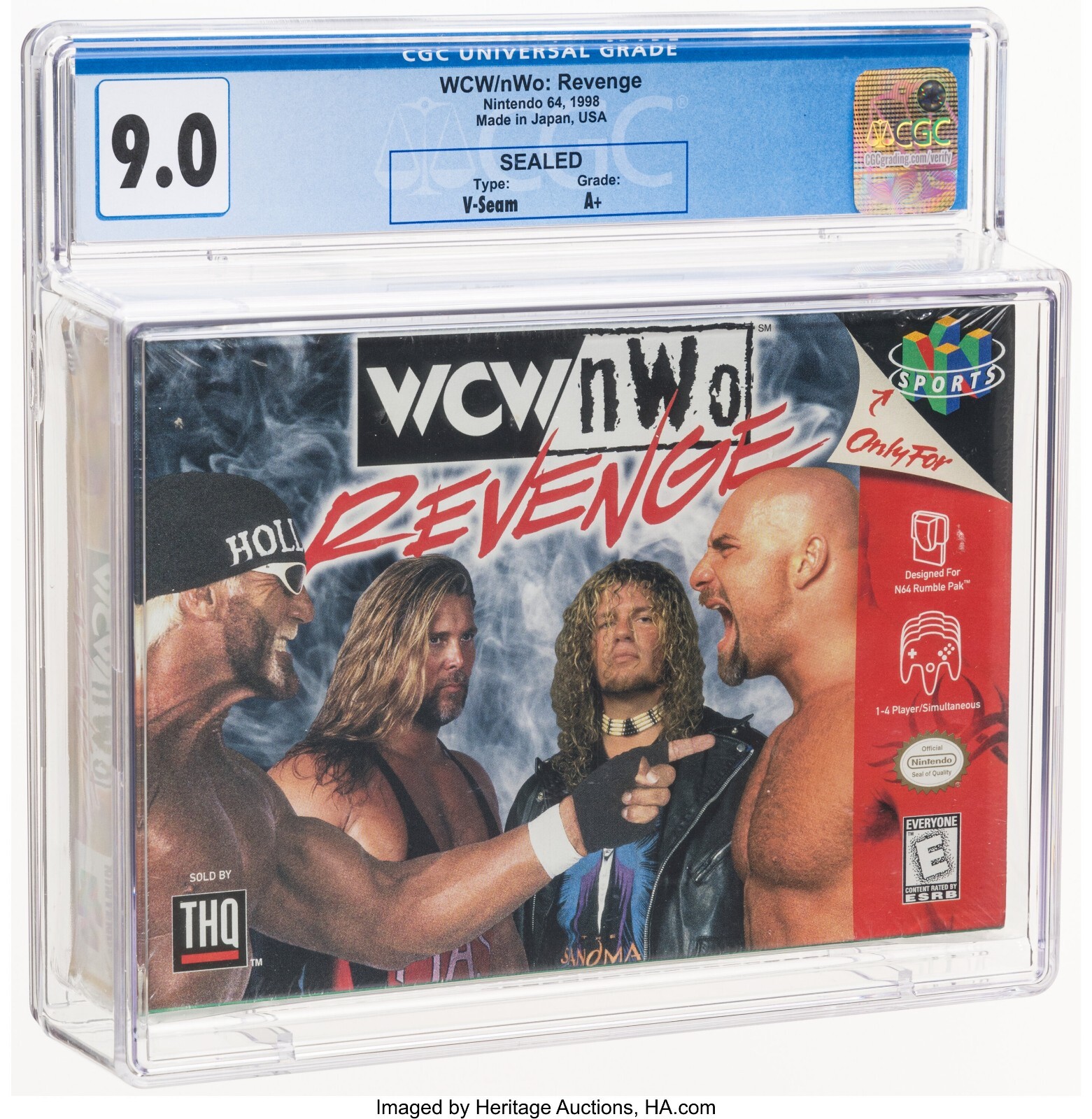 WCW vs NWO Revenge Nintendo 64 N64 Sealed New CGC 9.0 A+