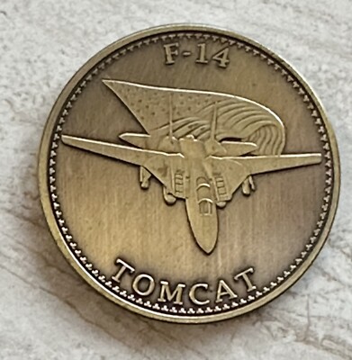 U S NAVY F-14 TOMCAT Challenge Coin
