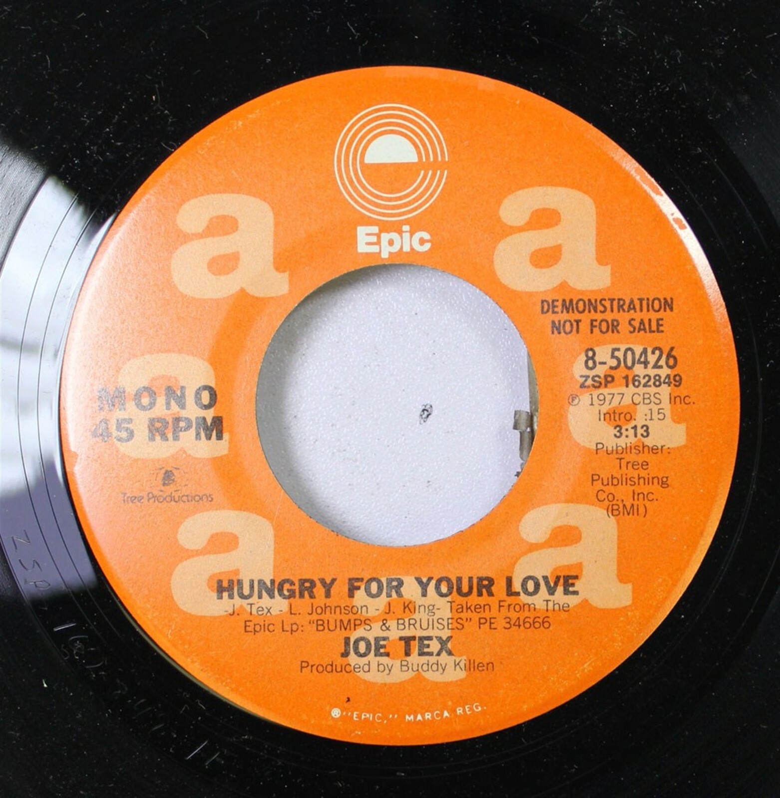 Soul Nm! 45 Joe Tex - Hungry For Your Love / On Epic | eBay