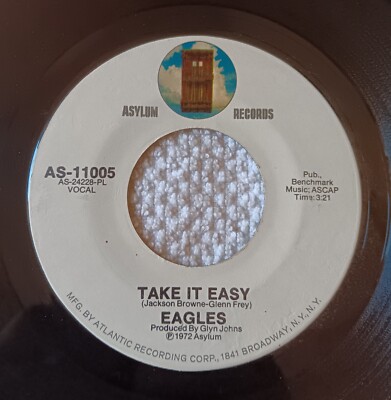 Eagles, Take It Easy/Get You In The Mood, 7''-45rpm, Asylum Records AS-11005