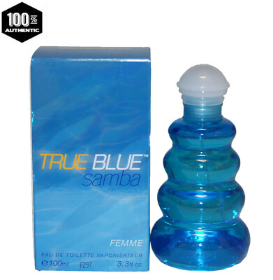 Samba True Blue Perfume by Perfumer's Workshop Women 3.3oz / 100 ml EDT Spray