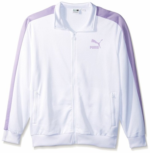 

[572658-63] Мужская спортивная куртка Puma Archive T7, White/purple