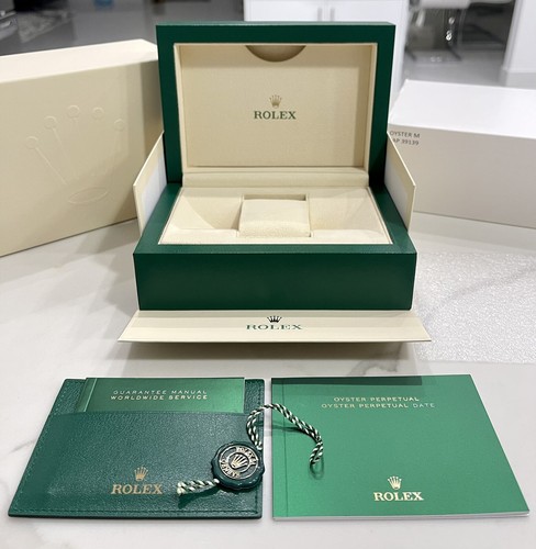 Authentic NEW STYLE ROLEX Watch Box For Oyster Perpetual OP Authentic NEW STYLE ROLEX Watch Box For Oyster Perpetual OP