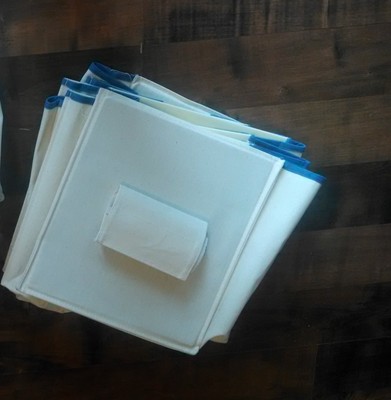 Hanging Closet Organizer 6 Shelf Canvas Storage Shelves Clothes or Shoe Rack